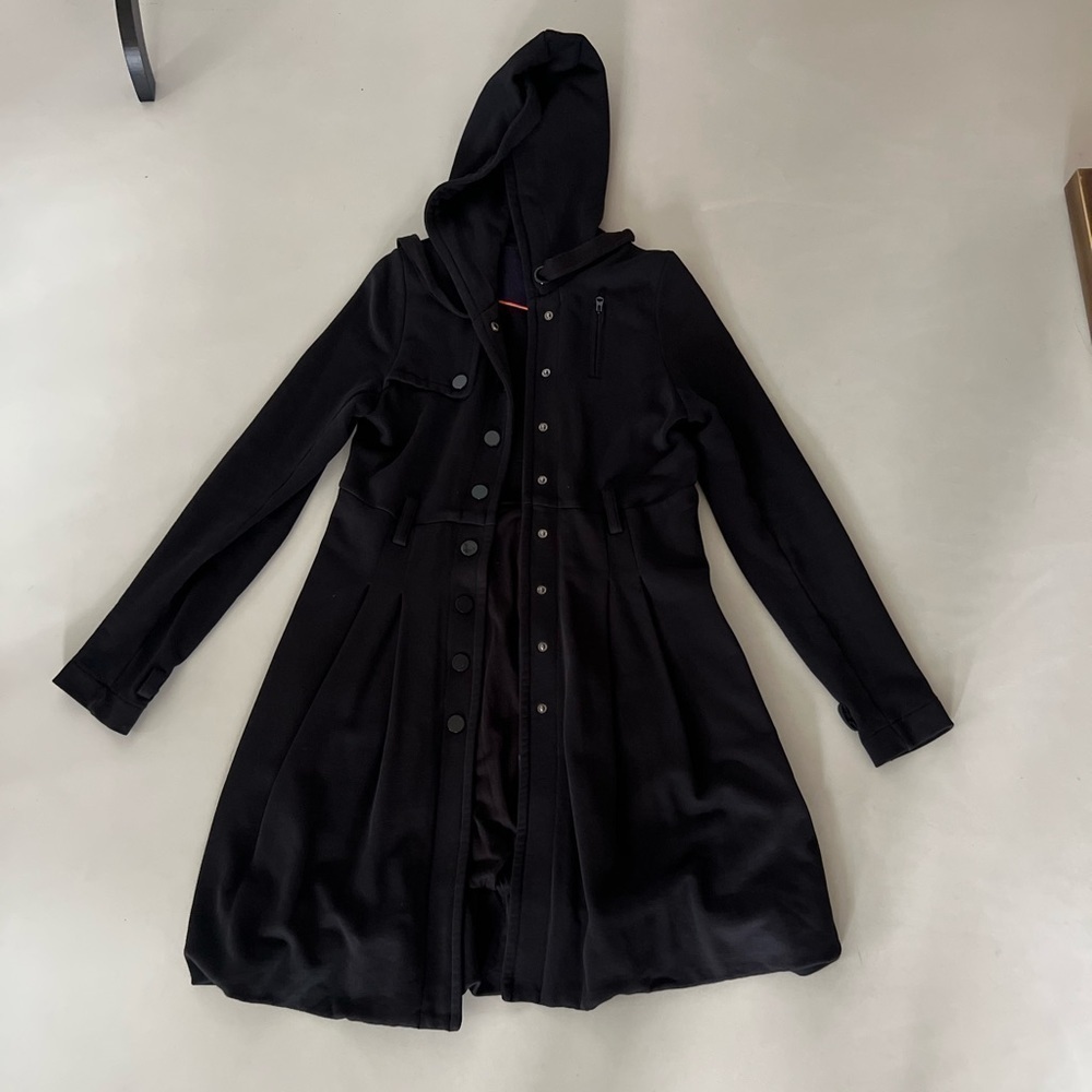 Armani Exchange Thick Jersey Hoodie Coat - Picture 9 of 15